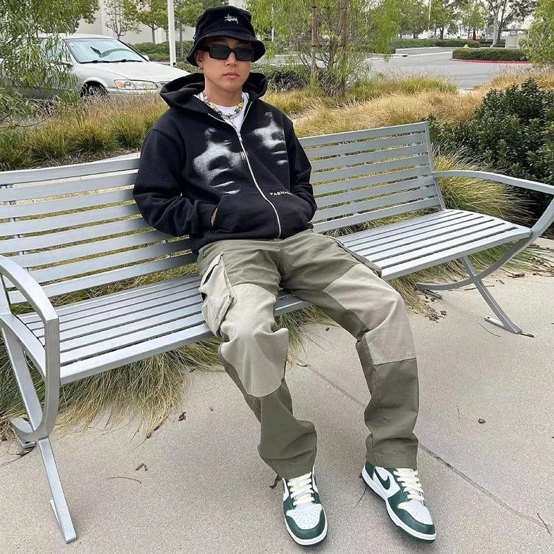 Men Women Zip up Hoodie